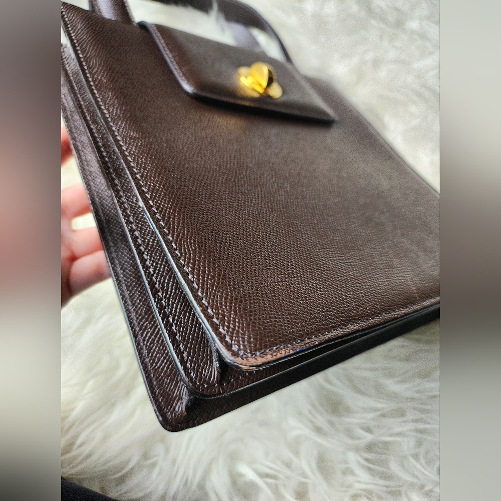 BVLGARI Black/Brown 100% Leather Shoulder Bag - Picture 15 of 16